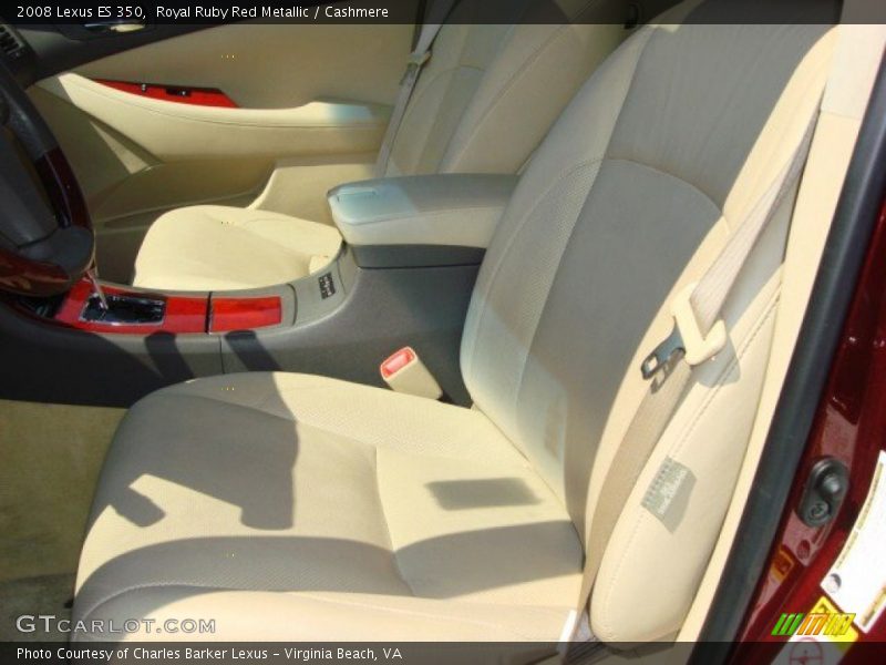 Royal Ruby Red Metallic / Cashmere 2008 Lexus ES 350