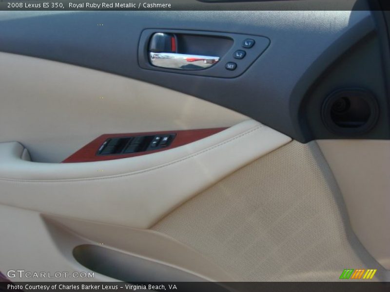 Royal Ruby Red Metallic / Cashmere 2008 Lexus ES 350