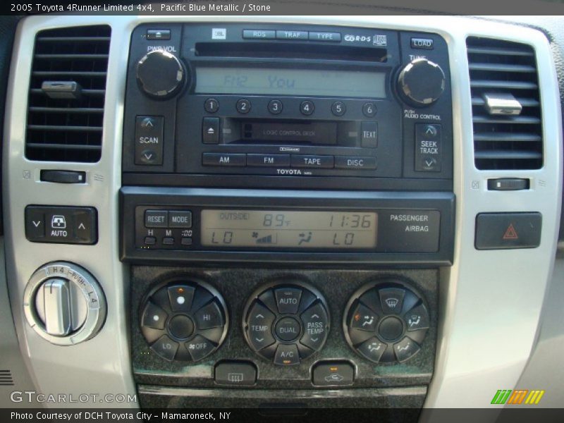 Pacific Blue Metallic / Stone 2005 Toyota 4Runner Limited 4x4