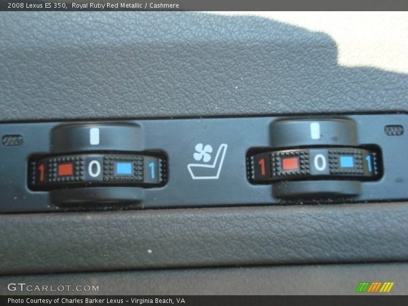 Royal Ruby Red Metallic / Cashmere 2008 Lexus ES 350