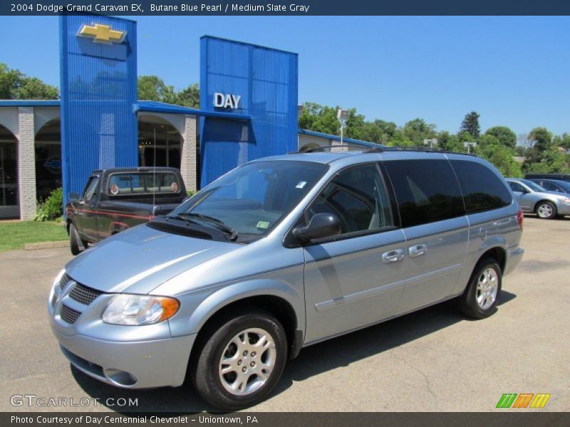 Butane Blue Pearl / Medium Slate Gray 2004 Dodge Grand Caravan EX