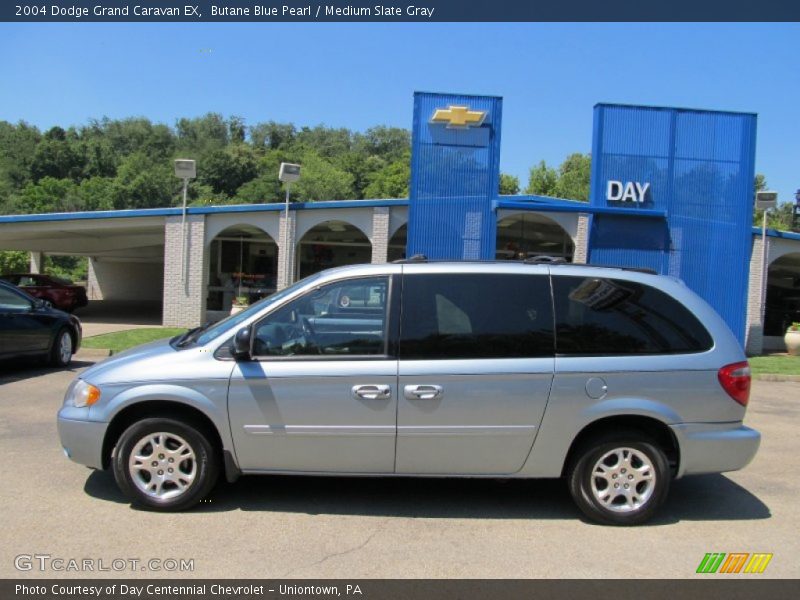 Butane Blue Pearl / Medium Slate Gray 2004 Dodge Grand Caravan EX