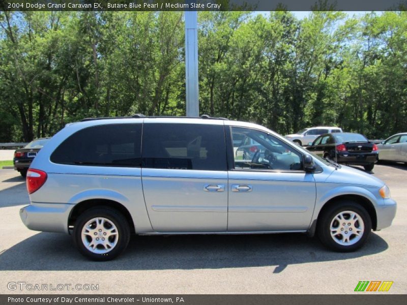 Butane Blue Pearl / Medium Slate Gray 2004 Dodge Grand Caravan EX