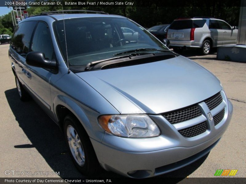 Butane Blue Pearl / Medium Slate Gray 2004 Dodge Grand Caravan EX
