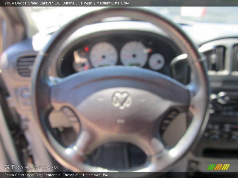Butane Blue Pearl / Medium Slate Gray 2004 Dodge Grand Caravan EX