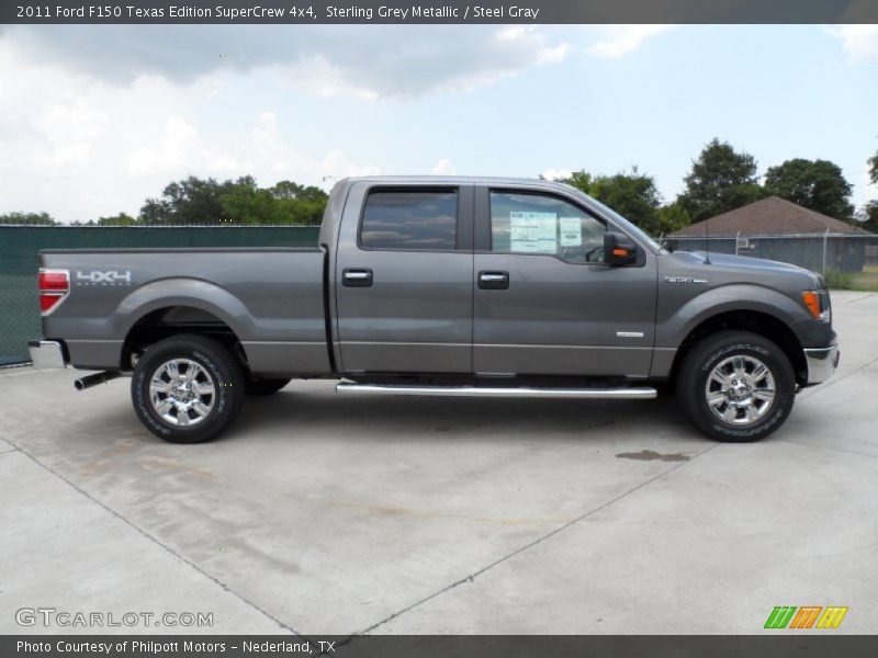 Sterling Grey Metallic / Steel Gray 2011 Ford F150 Texas Edition SuperCrew 4x4