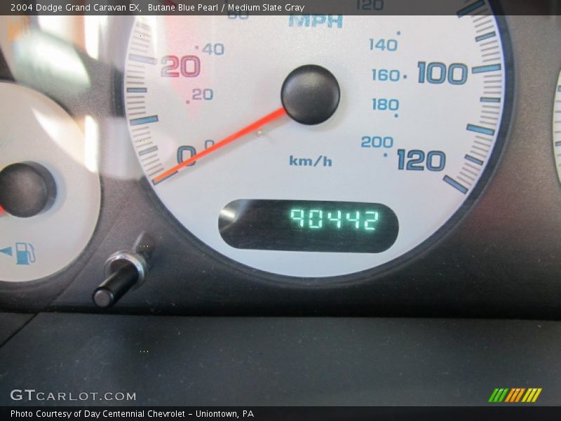 Butane Blue Pearl / Medium Slate Gray 2004 Dodge Grand Caravan EX