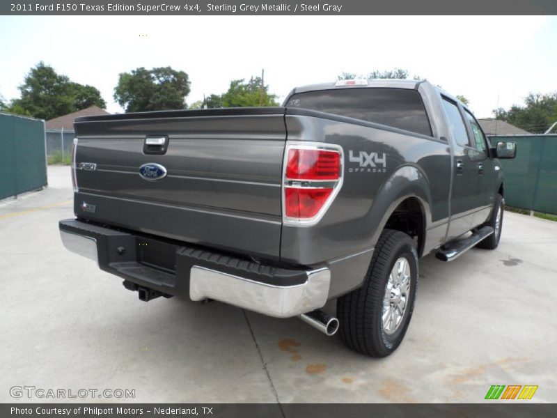 Sterling Grey Metallic / Steel Gray 2011 Ford F150 Texas Edition SuperCrew 4x4