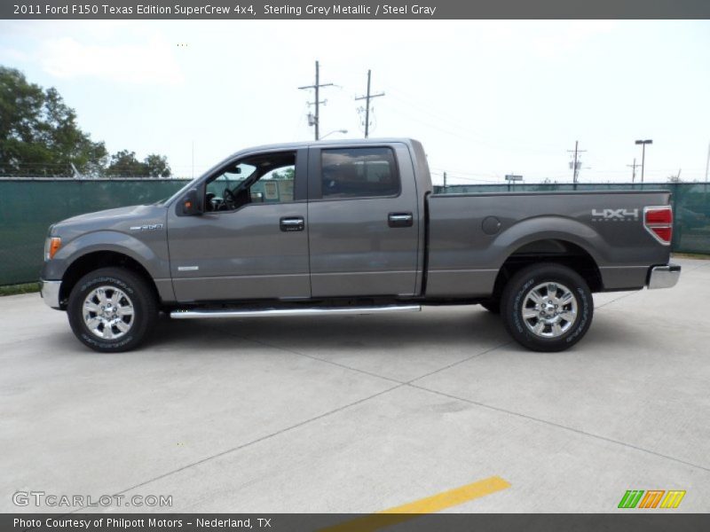 Sterling Grey Metallic / Steel Gray 2011 Ford F150 Texas Edition SuperCrew 4x4