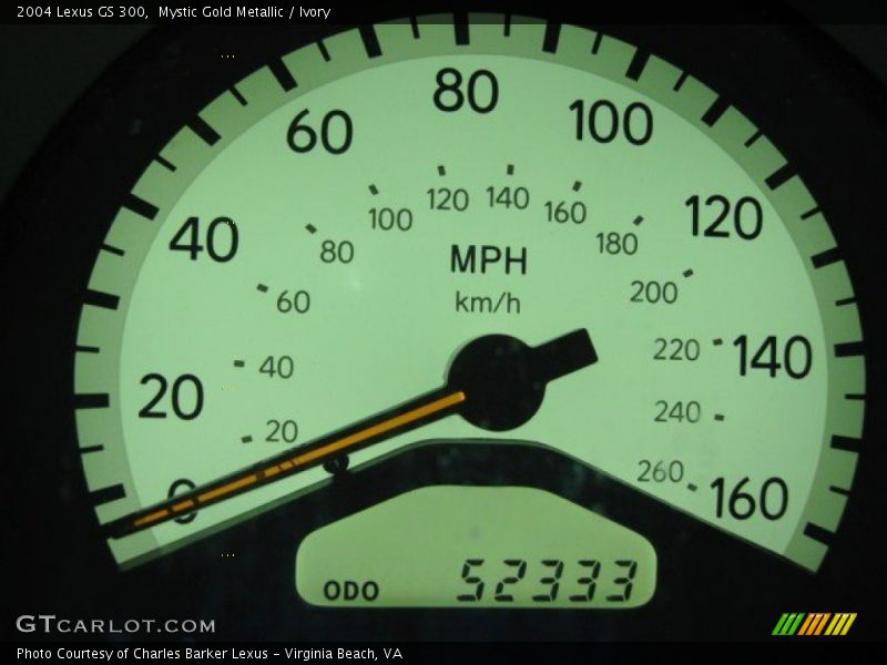 Mystic Gold Metallic / Ivory 2004 Lexus GS 300