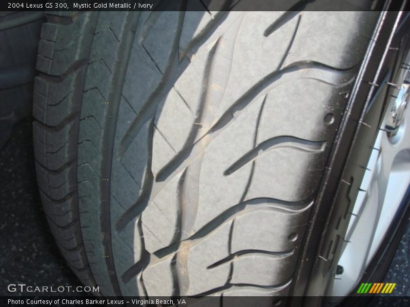 Mystic Gold Metallic / Ivory 2004 Lexus GS 300