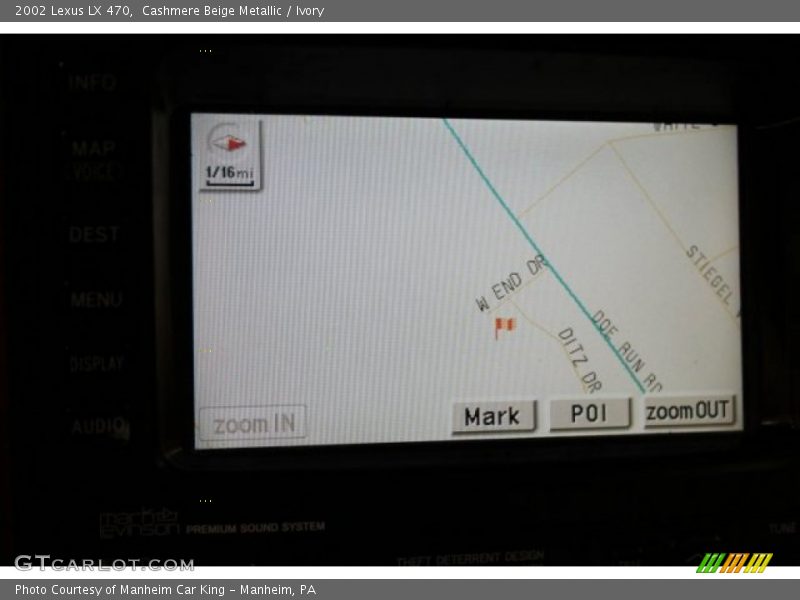 Cashmere Beige Metallic / Ivory 2002 Lexus LX 470
