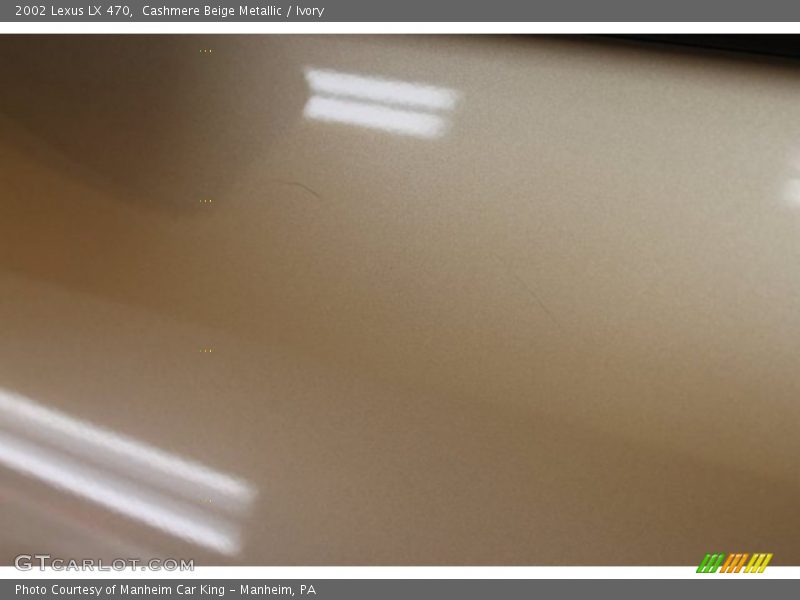 Cashmere Beige Metallic / Ivory 2002 Lexus LX 470