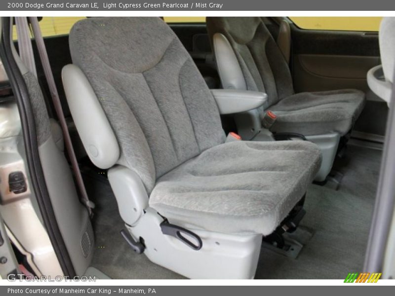 Light Cypress Green Pearlcoat / Mist Gray 2000 Dodge Grand Caravan LE