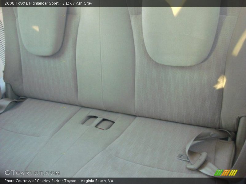 Black / Ash Gray 2008 Toyota Highlander Sport