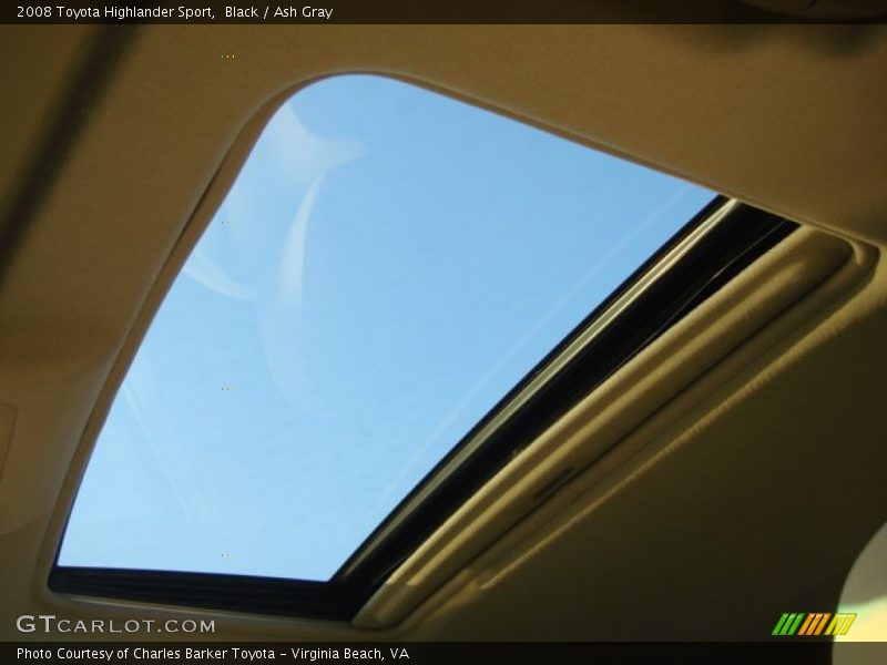 Black / Ash Gray 2008 Toyota Highlander Sport