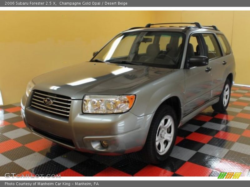 Champagne Gold Opal / Desert Beige 2006 Subaru Forester 2.5 X