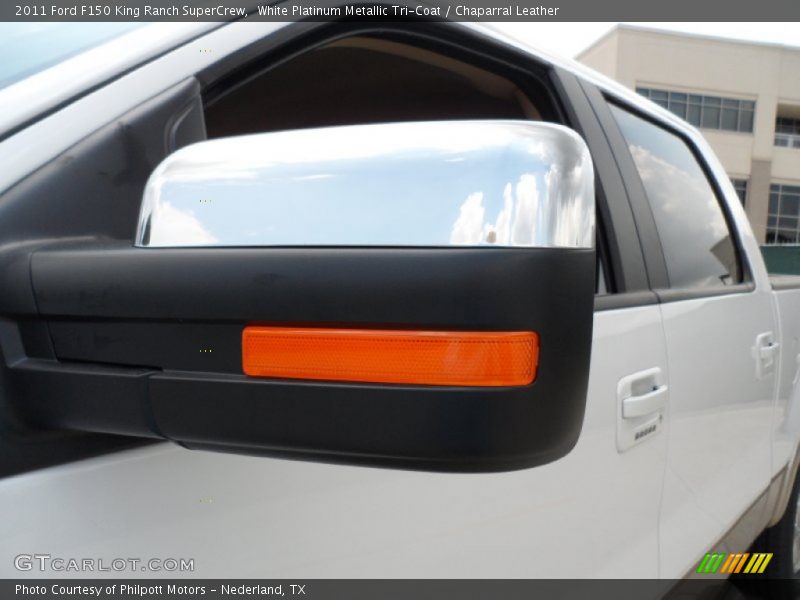 White Platinum Metallic Tri-Coat / Chaparral Leather 2011 Ford F150 King Ranch SuperCrew