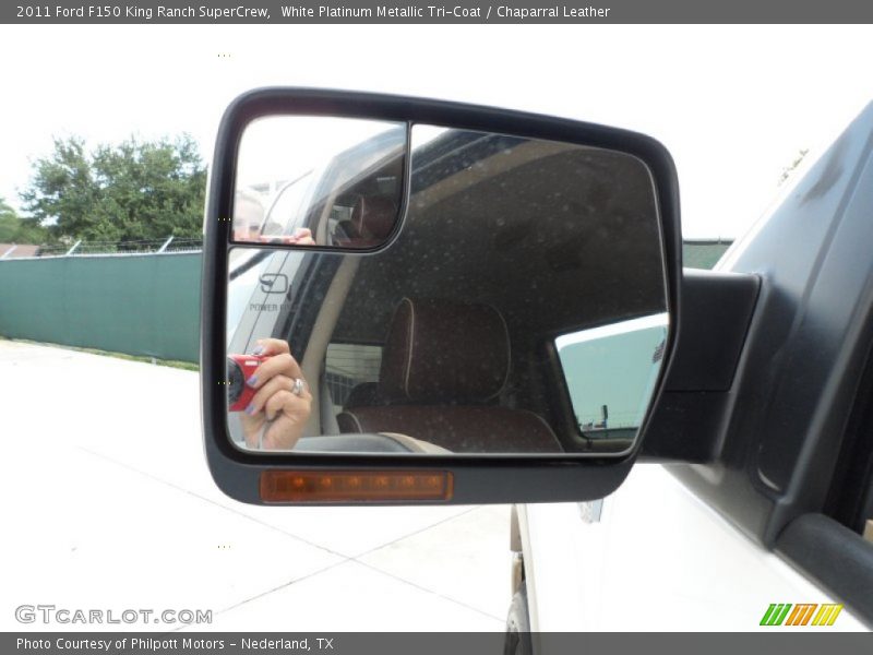 White Platinum Metallic Tri-Coat / Chaparral Leather 2011 Ford F150 King Ranch SuperCrew