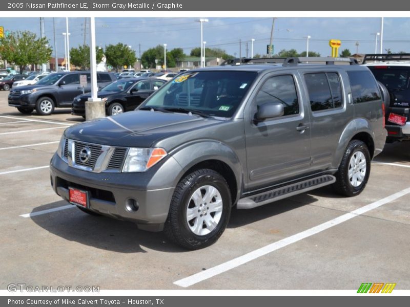 Storm Gray Metallic / Graphite 2005 Nissan Pathfinder LE