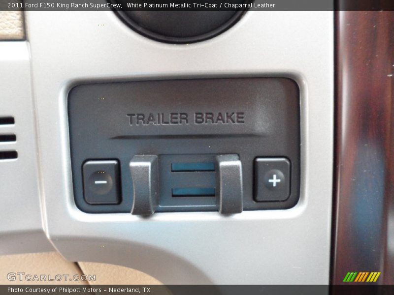 White Platinum Metallic Tri-Coat / Chaparral Leather 2011 Ford F150 King Ranch SuperCrew