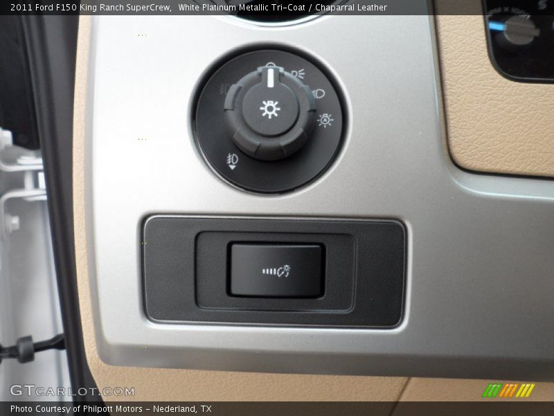 White Platinum Metallic Tri-Coat / Chaparral Leather 2011 Ford F150 King Ranch SuperCrew