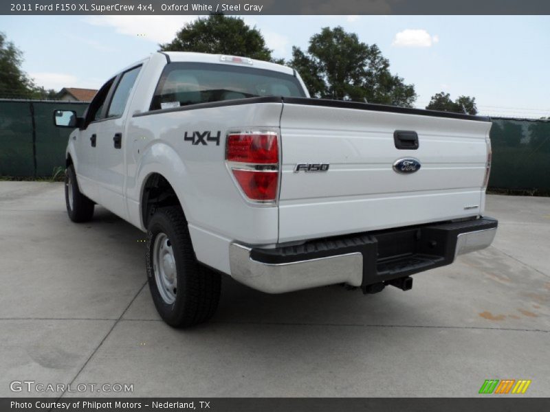 Oxford White / Steel Gray 2011 Ford F150 XL SuperCrew 4x4