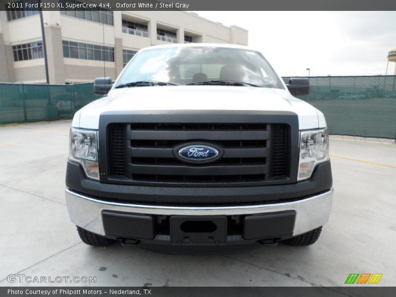 Oxford White / Steel Gray 2011 Ford F150 XL SuperCrew 4x4