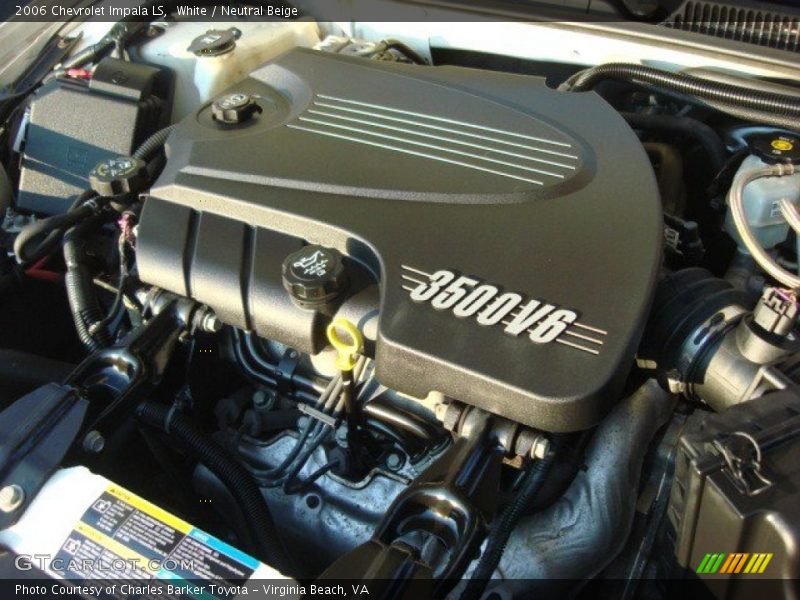 White / Neutral Beige 2006 Chevrolet Impala LS