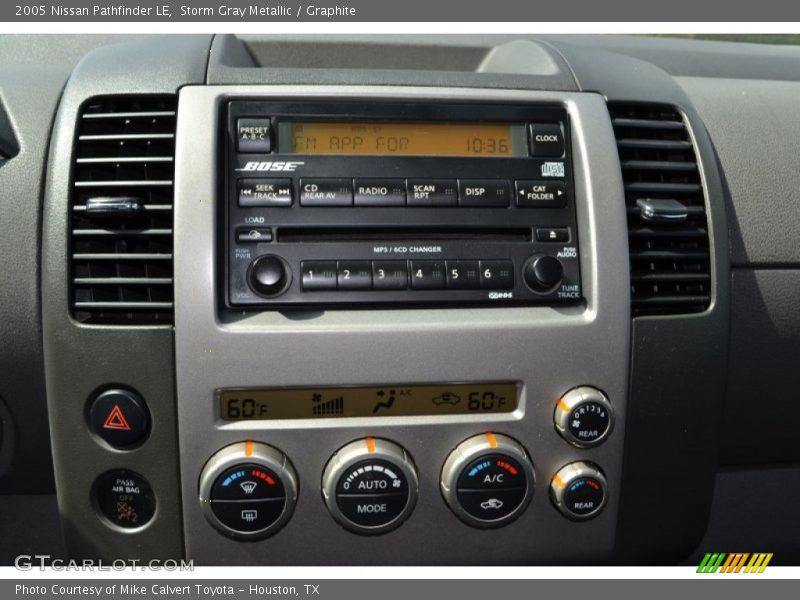 Storm Gray Metallic / Graphite 2005 Nissan Pathfinder LE
