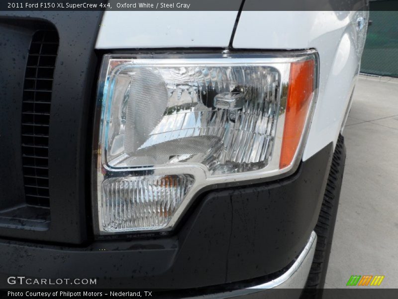 Oxford White / Steel Gray 2011 Ford F150 XL SuperCrew 4x4