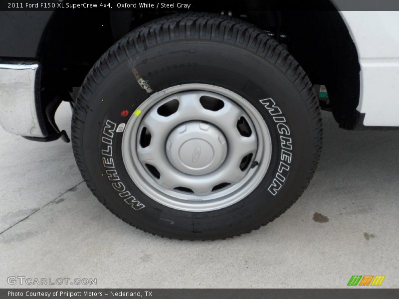 Oxford White / Steel Gray 2011 Ford F150 XL SuperCrew 4x4