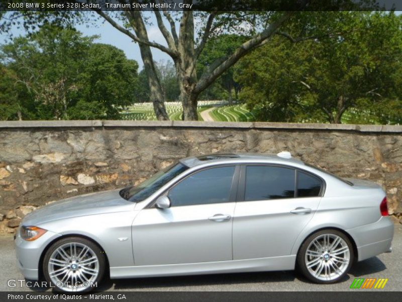  2008 3 Series 328i Sedan Titanium Silver Metallic