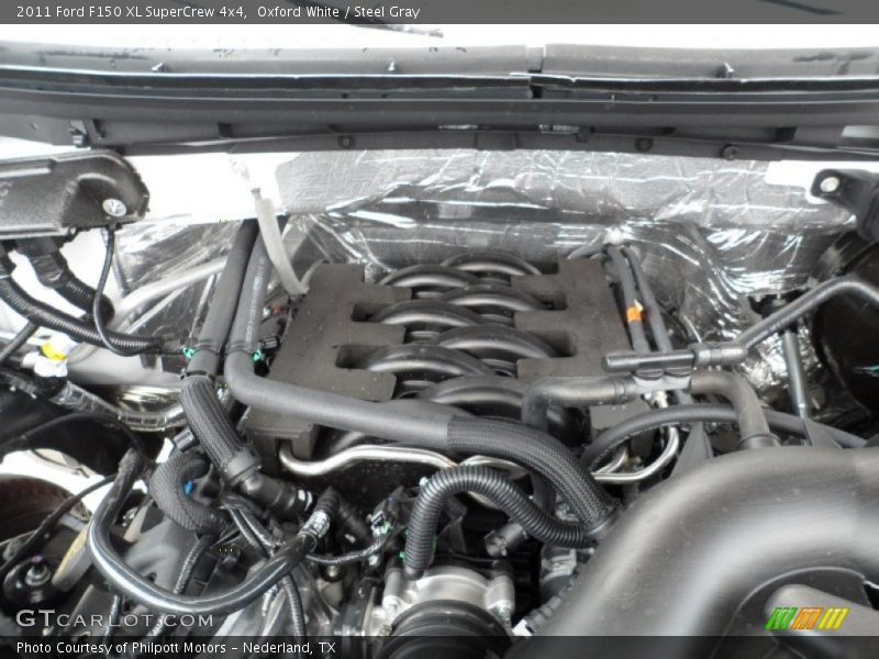 Oxford White / Steel Gray 2011 Ford F150 XL SuperCrew 4x4
