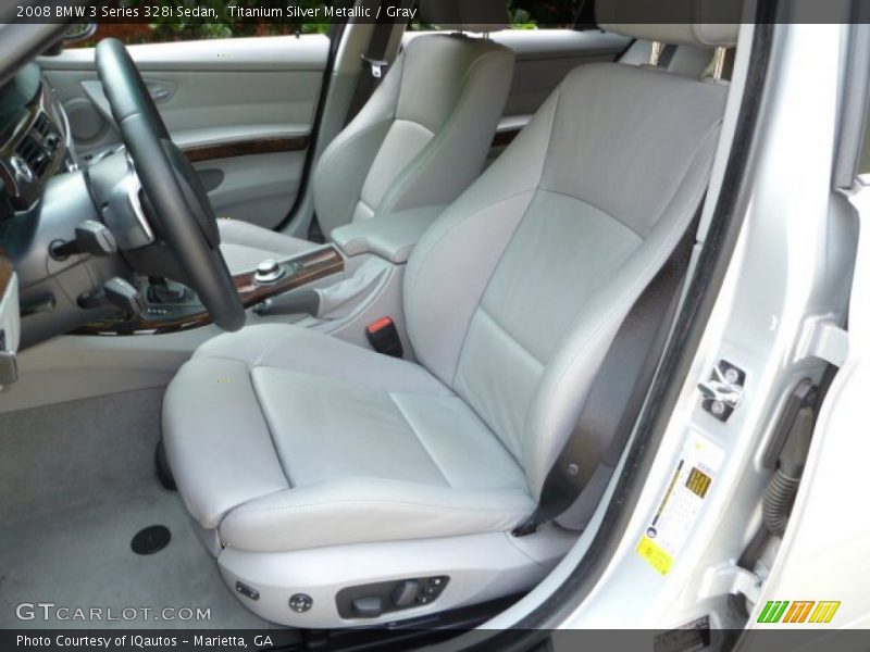  2008 3 Series 328i Sedan Gray Interior