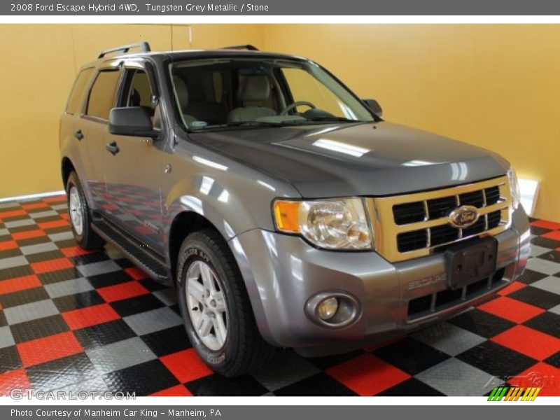 Tungsten Grey Metallic / Stone 2008 Ford Escape Hybrid 4WD