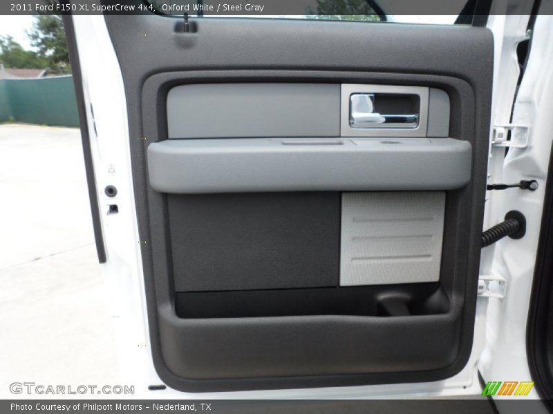 Oxford White / Steel Gray 2011 Ford F150 XL SuperCrew 4x4