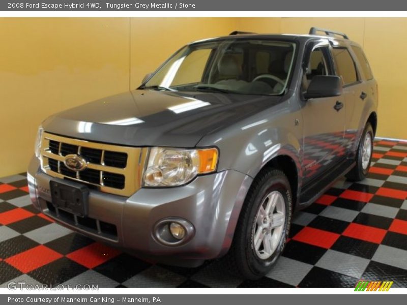 Tungsten Grey Metallic / Stone 2008 Ford Escape Hybrid 4WD