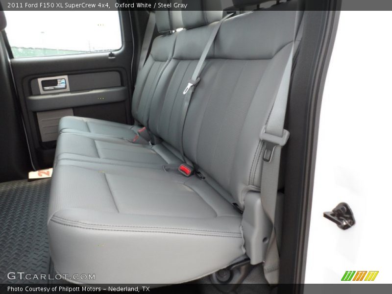 Oxford White / Steel Gray 2011 Ford F150 XL SuperCrew 4x4