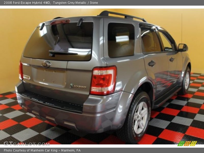 Tungsten Grey Metallic / Stone 2008 Ford Escape Hybrid 4WD