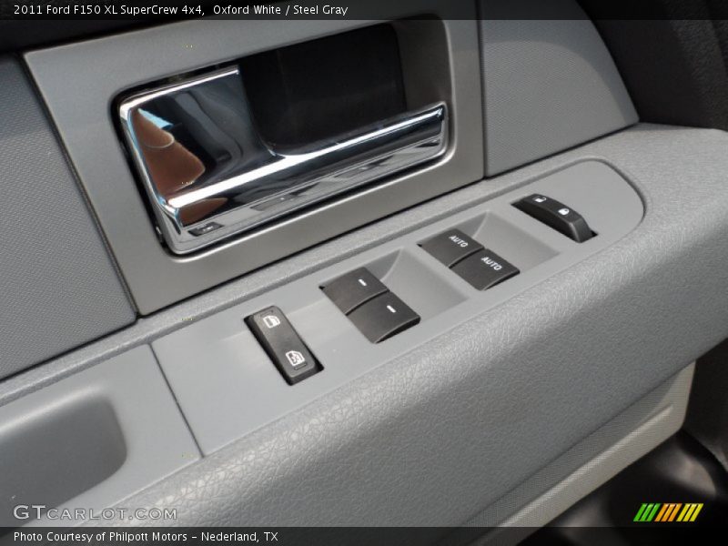Oxford White / Steel Gray 2011 Ford F150 XL SuperCrew 4x4