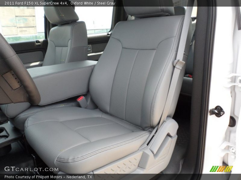 Oxford White / Steel Gray 2011 Ford F150 XL SuperCrew 4x4