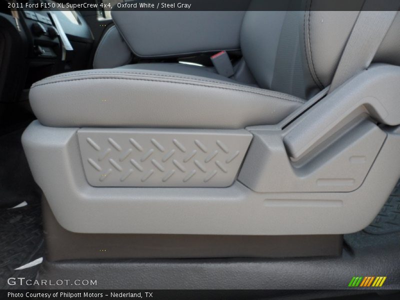 Oxford White / Steel Gray 2011 Ford F150 XL SuperCrew 4x4
