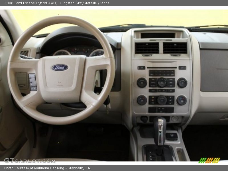 Tungsten Grey Metallic / Stone 2008 Ford Escape Hybrid 4WD