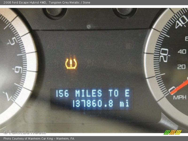 Tungsten Grey Metallic / Stone 2008 Ford Escape Hybrid 4WD