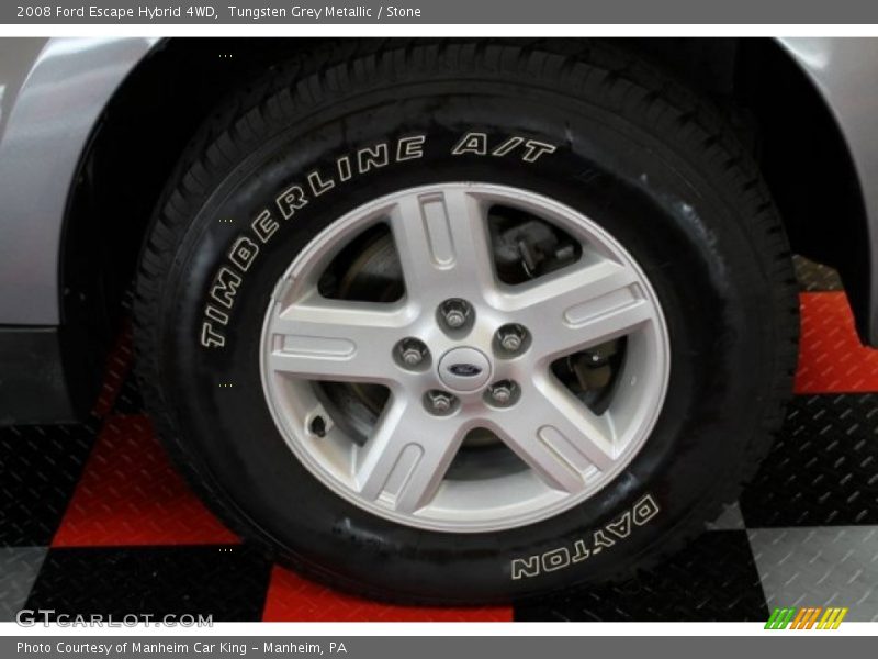 Tungsten Grey Metallic / Stone 2008 Ford Escape Hybrid 4WD