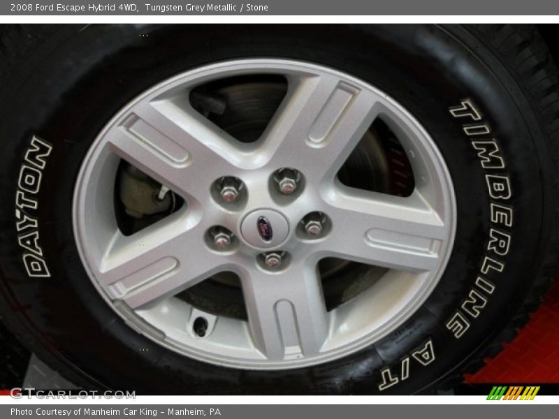 Tungsten Grey Metallic / Stone 2008 Ford Escape Hybrid 4WD