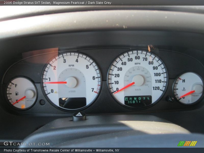 Magnesium Pearlcoat / Dark Slate Grey 2006 Dodge Stratus SXT Sedan
