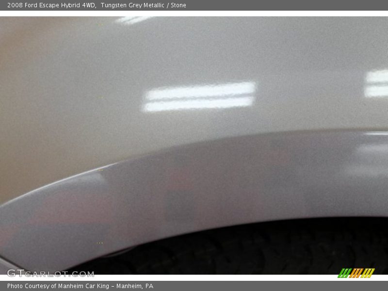 Tungsten Grey Metallic / Stone 2008 Ford Escape Hybrid 4WD