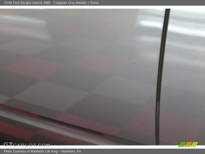 Tungsten Grey Metallic / Stone 2008 Ford Escape Hybrid 4WD